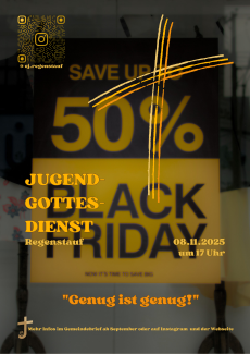 ein Rabattschild mit 50% ist im Hintergrund zu sehen.